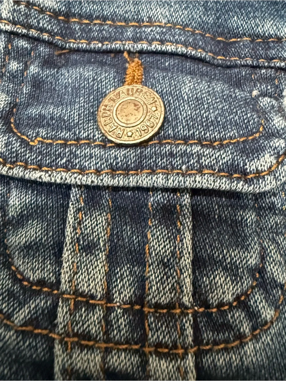 Ralph Lauren Kids Distressed Blue Denim Jacket 3T